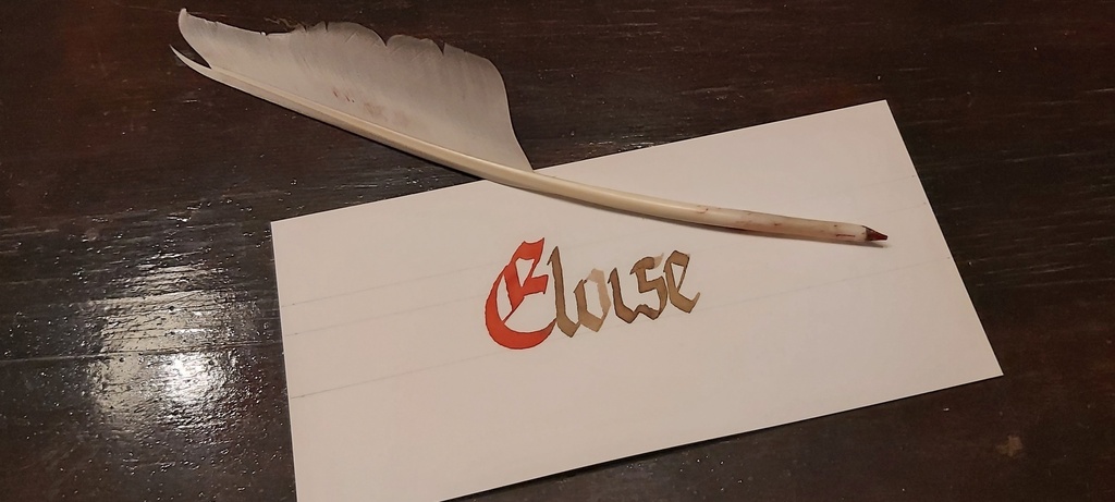 Prénom calligraphié